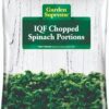 SPINACH CHOPPED 2.5KG - FROZEN - Single Bag